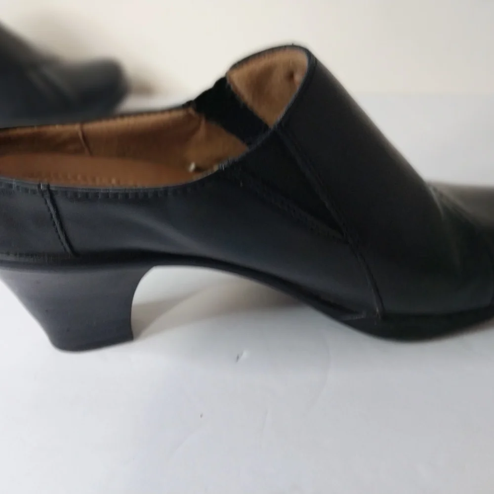 Earth Spirit Classic Black Leather Size 7 Women"s Shoes. - Picture 4 of 12
